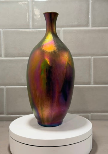 Metallic Rainbow Vase #3