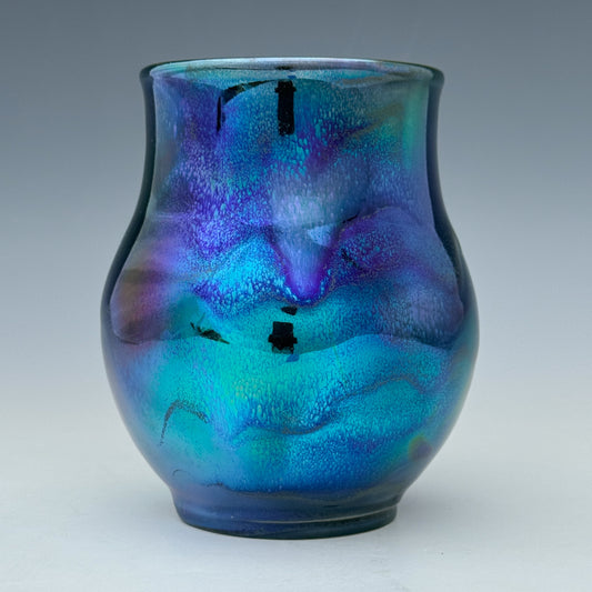 Teal and Purple Luster Mug
