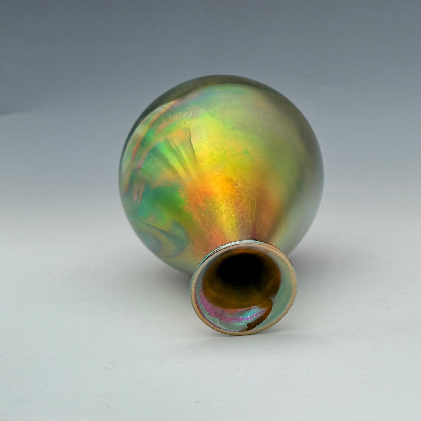 Green Swirl Vase ***RESERVED***