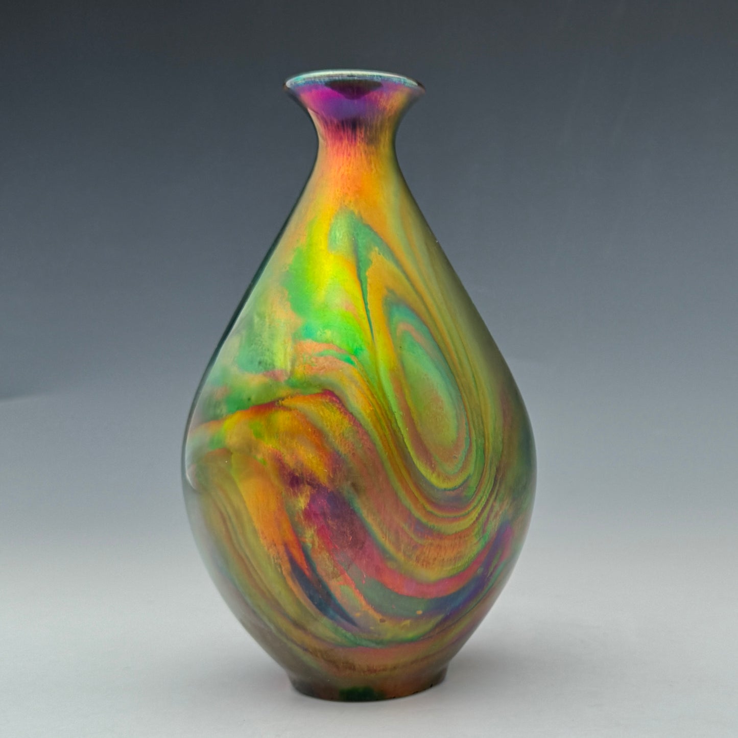 Green Swirl Vase ***RESERVED***