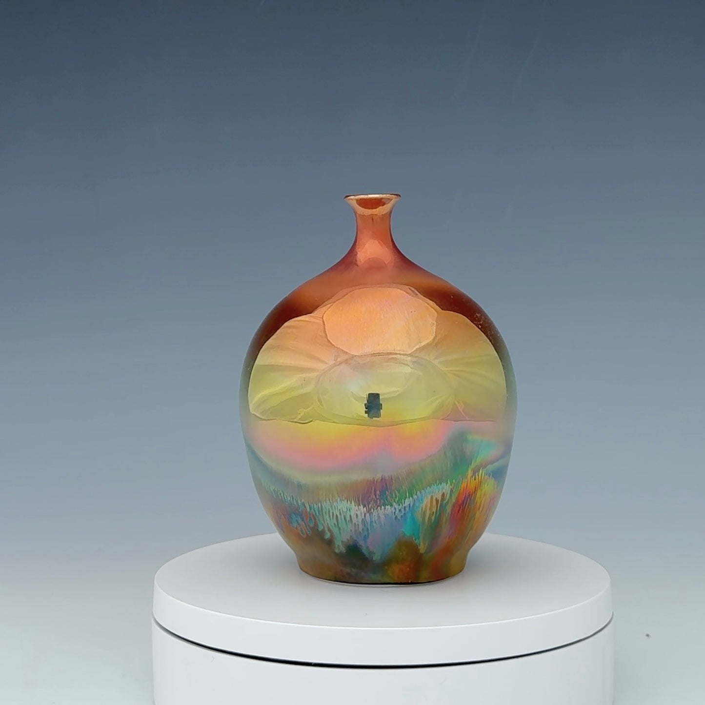 Metallic Luster Mini Vase