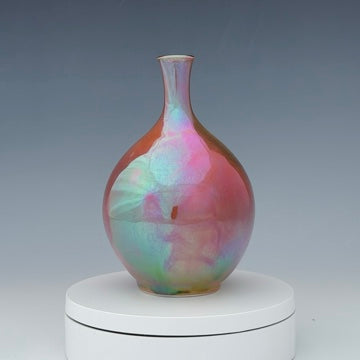 Pink Luster Bud Vase