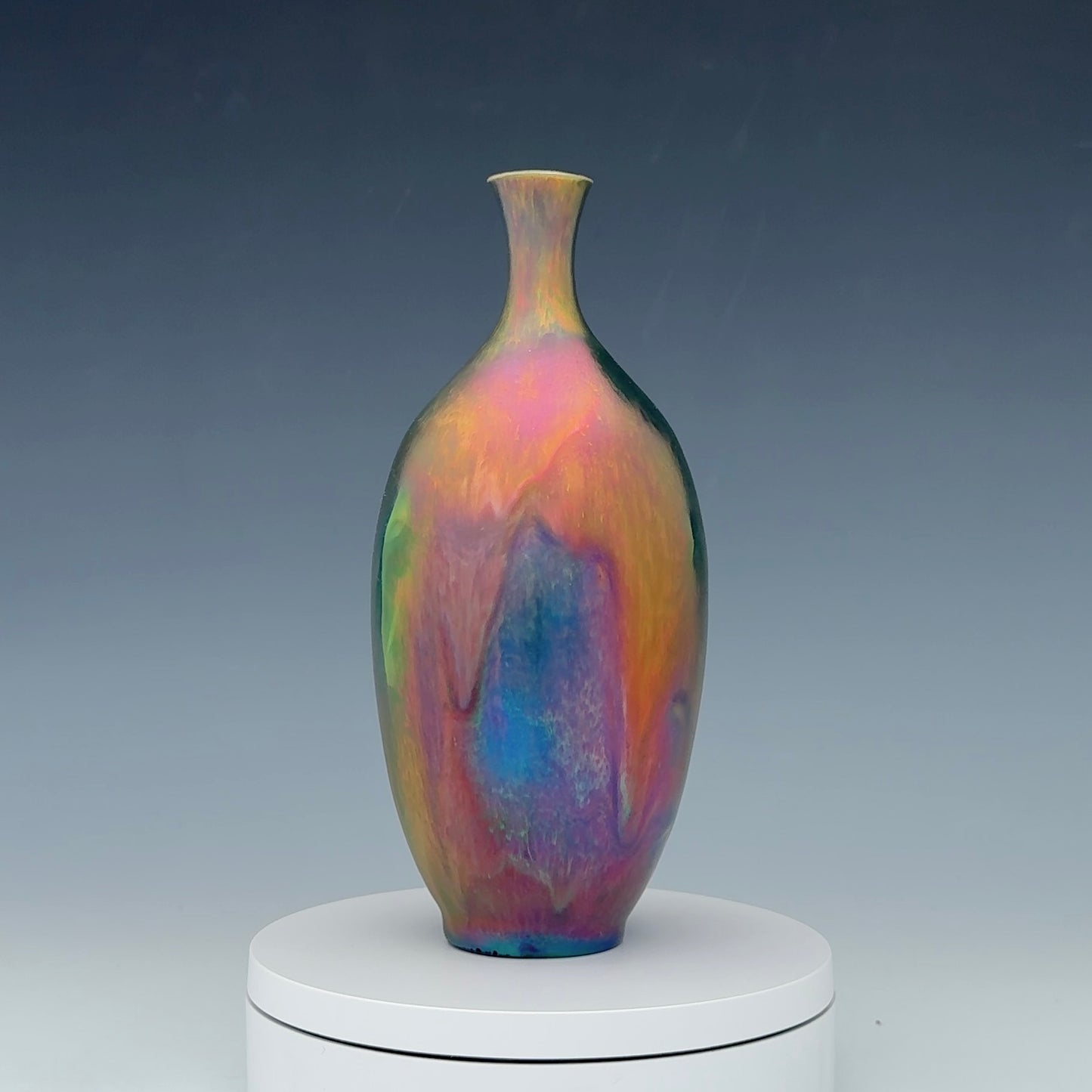 Metallic Rainbow Vase #3