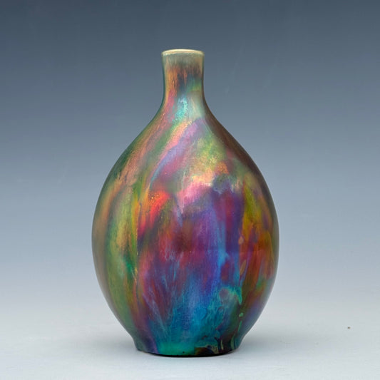 Rainbow luster bud vase