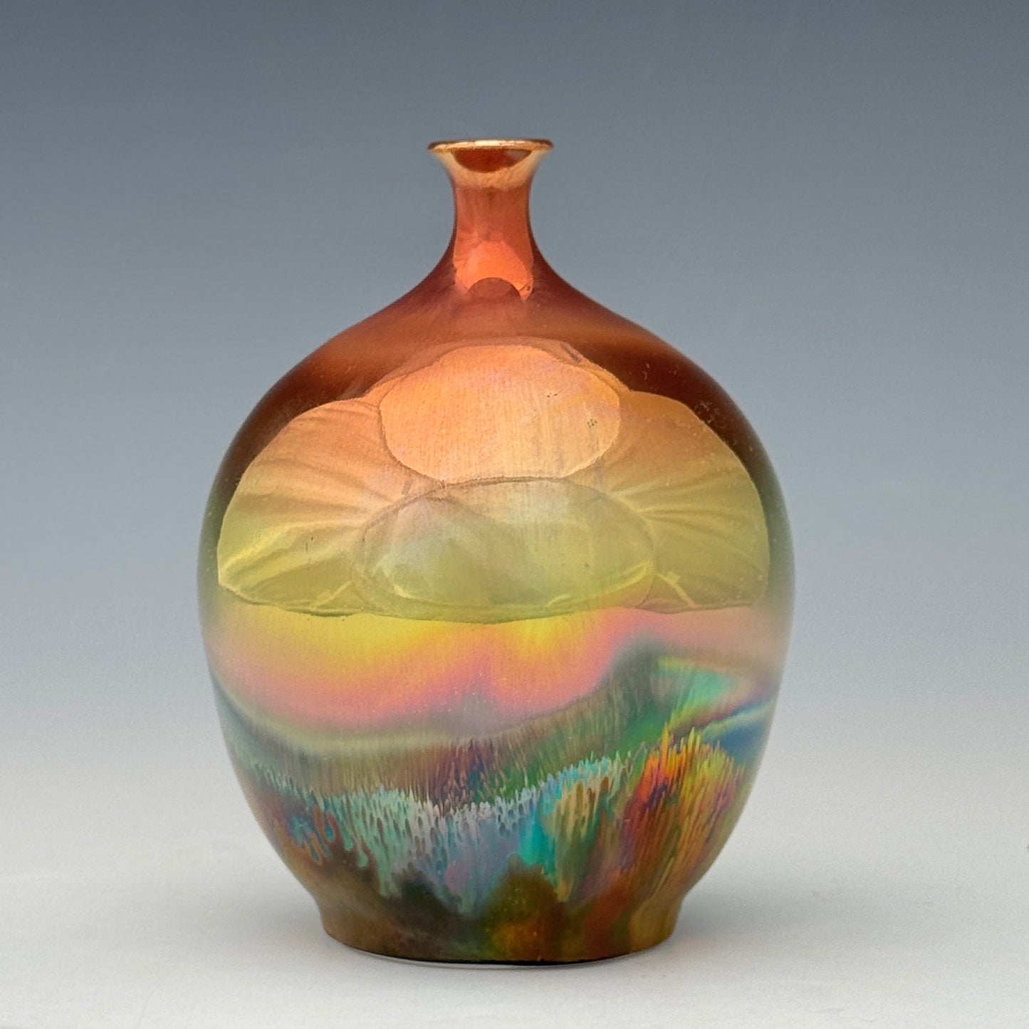 Metallic Luster Mini Vase