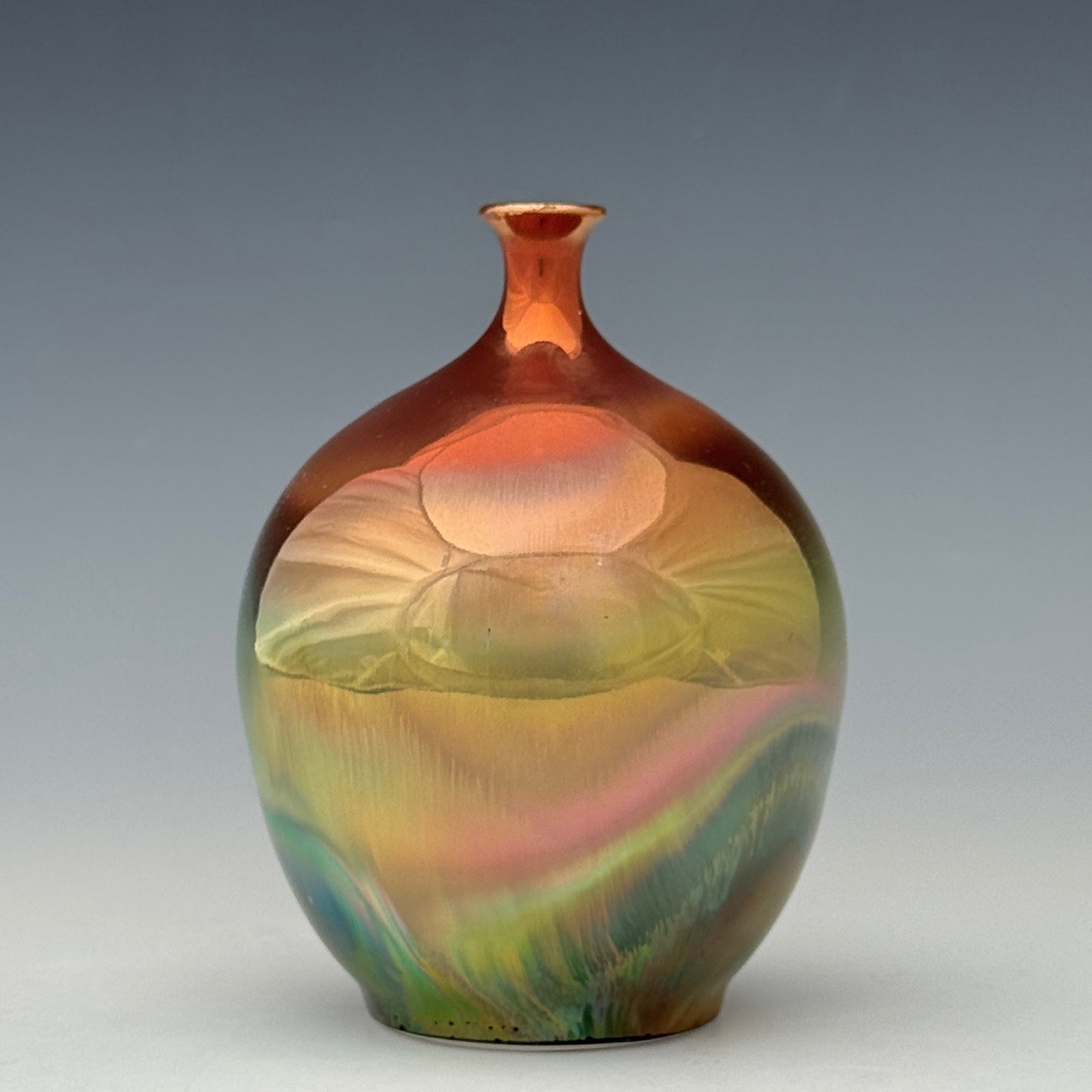 Metallic Luster Mini Vase