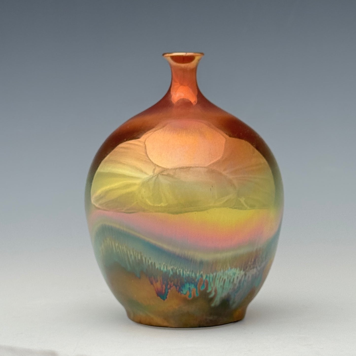 Metallic Luster Mini Vase