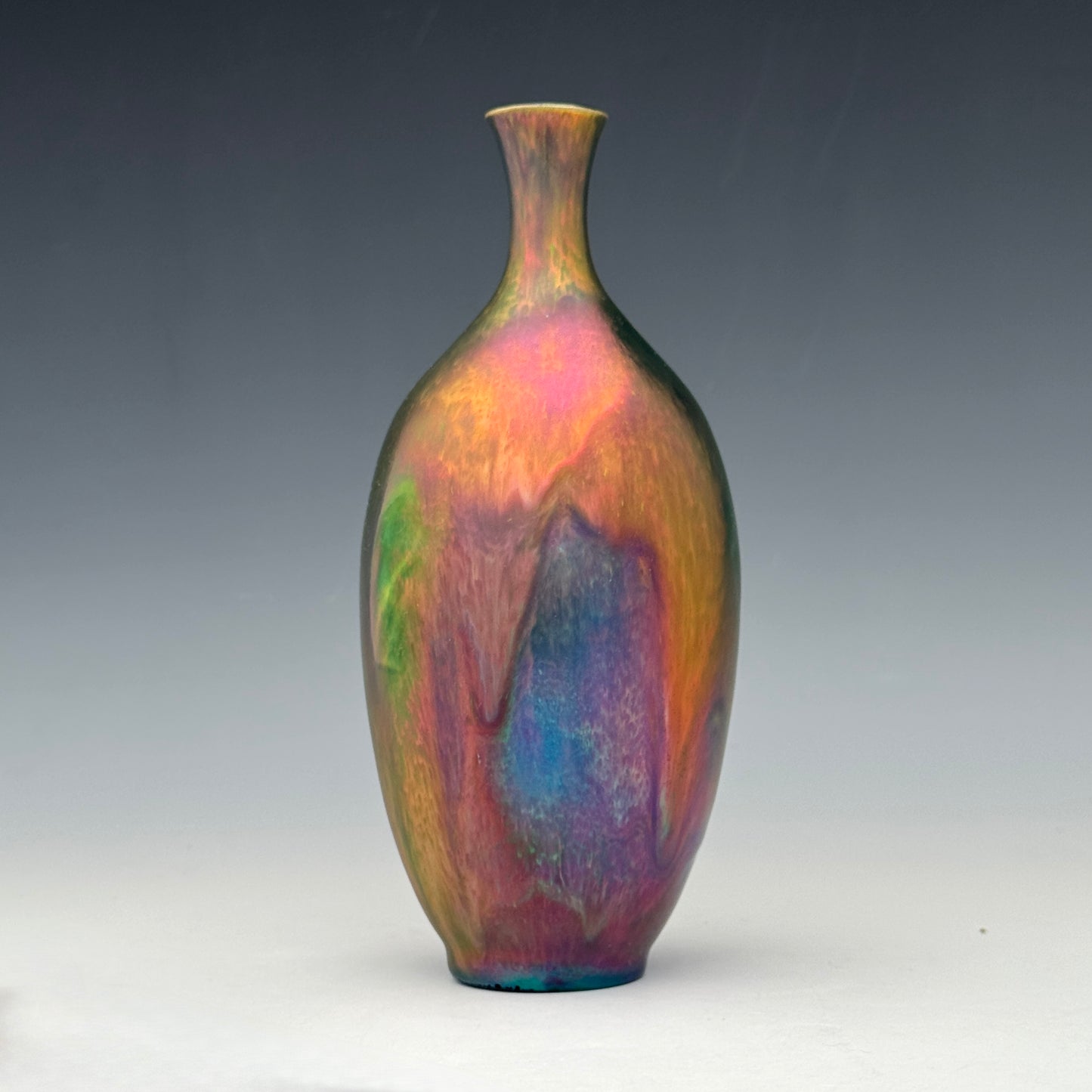 Metallic Rainbow Vase #3