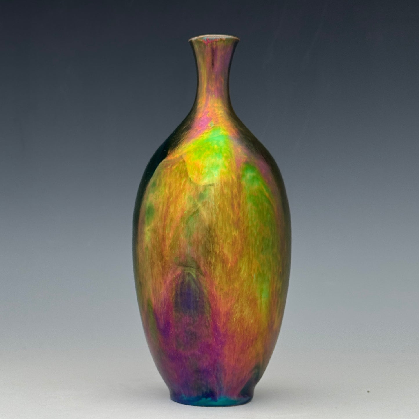 Metallic Rainbow Vase #3