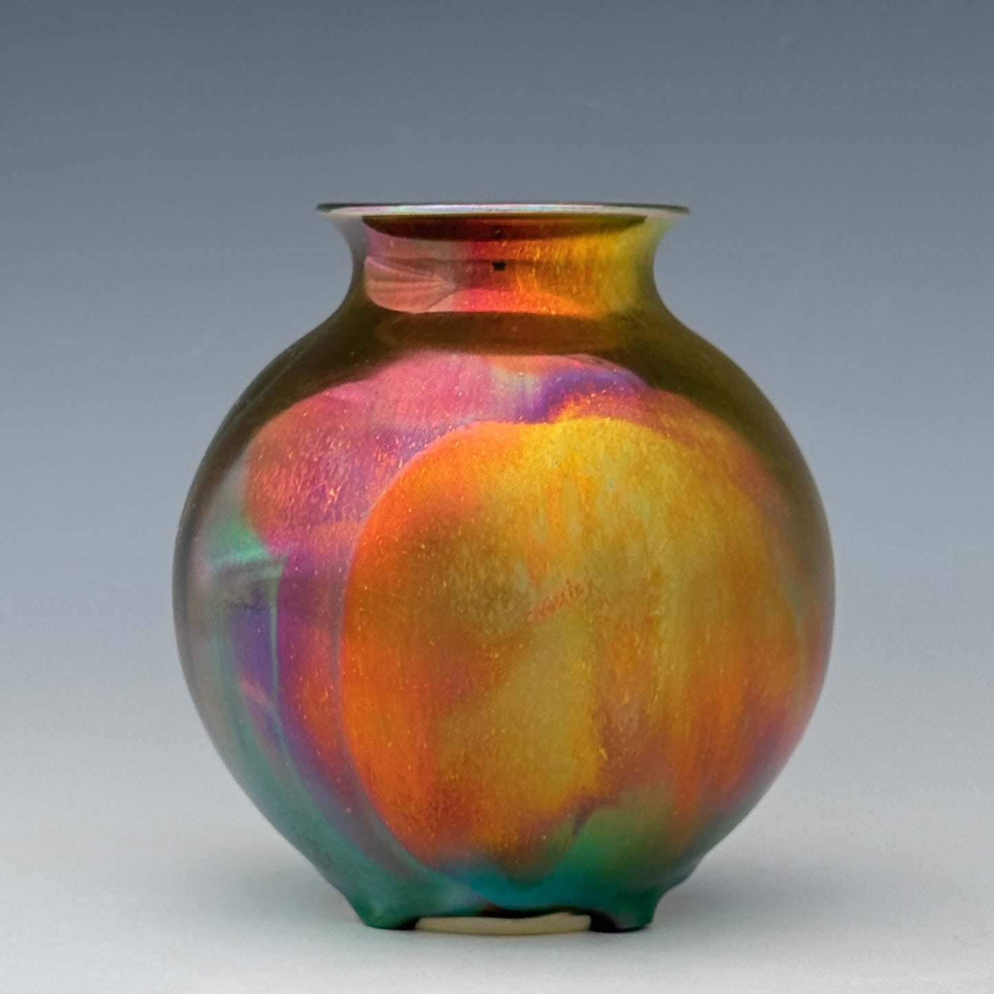 Metallic Luster Bud Vase