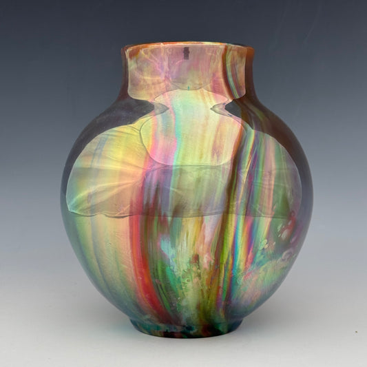 Rainbow Luster Medium Vase