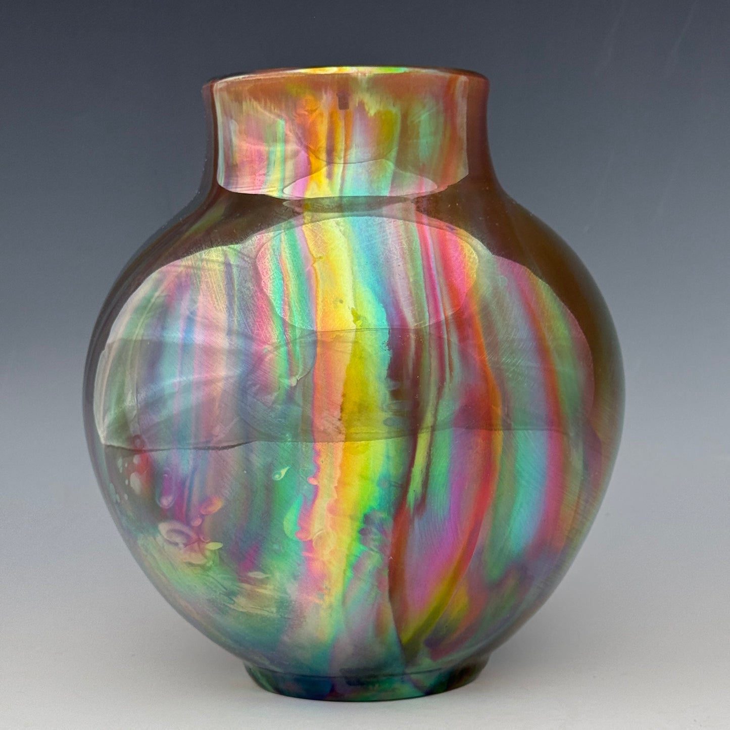 Rainbow Luster Medium Vase