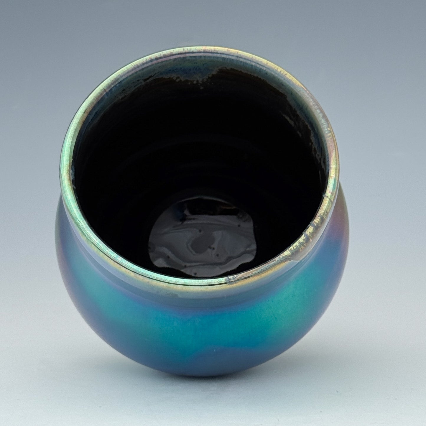 Pink Blue Luster Cup