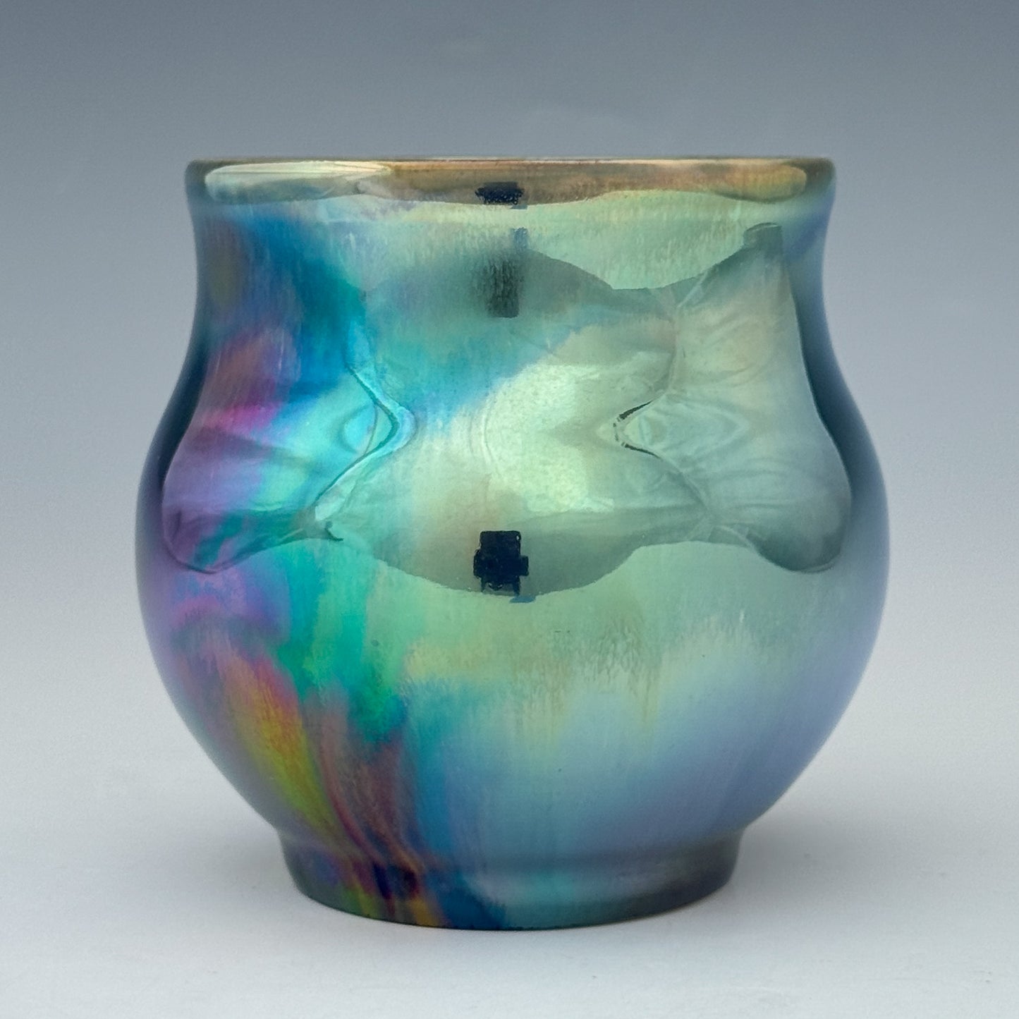 Multicolor Splatter Luster Cup