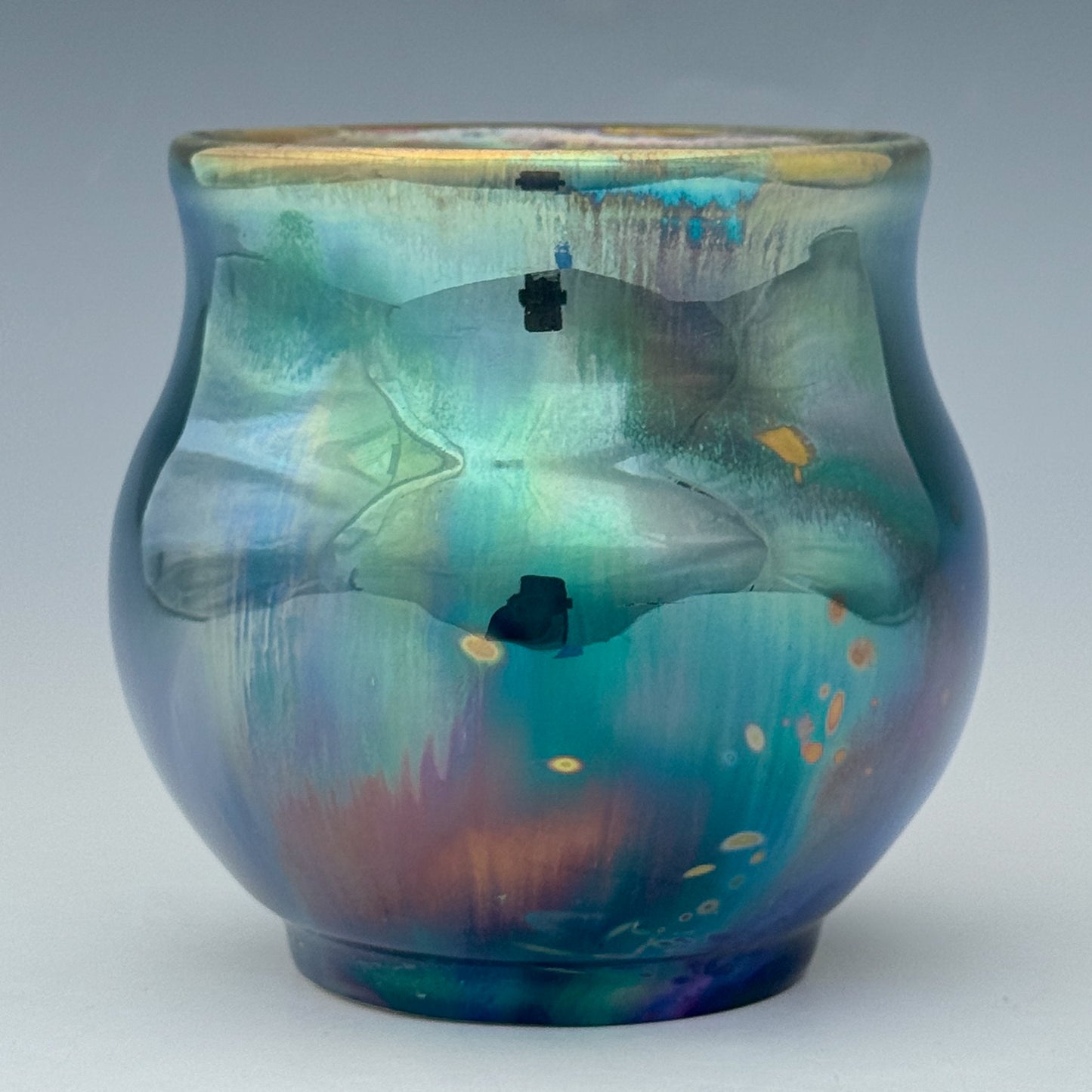 Multicolor Splatter Luster Cup