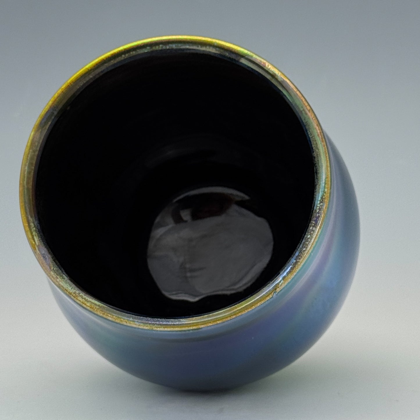 Purple Green Luster Cup