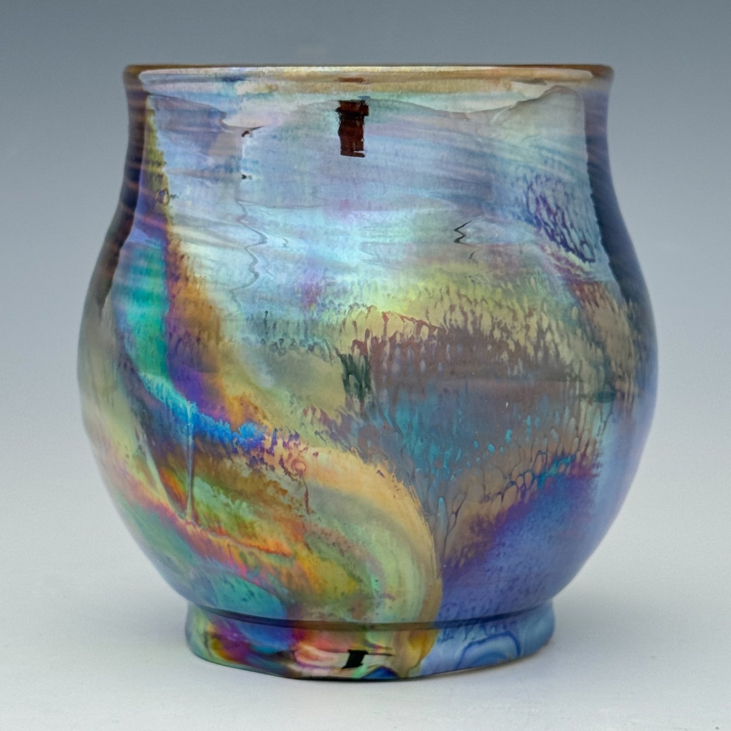 Metallic Rainbow Luster Cup