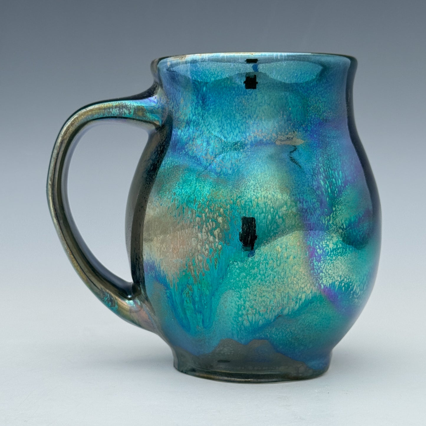 Teal Luster Mug