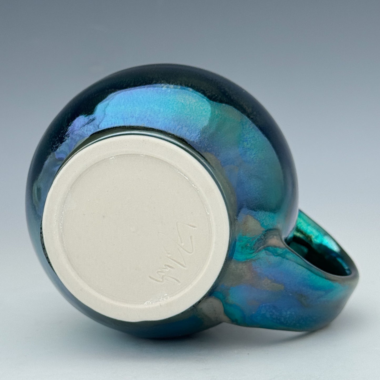 Teal Luster Mug
