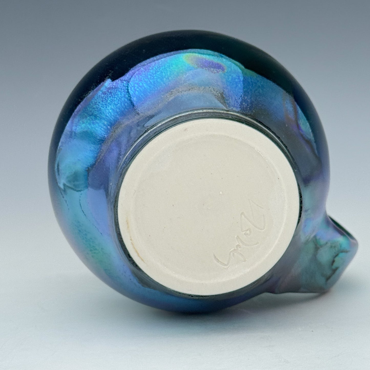 Teal and Purple Luster Mug