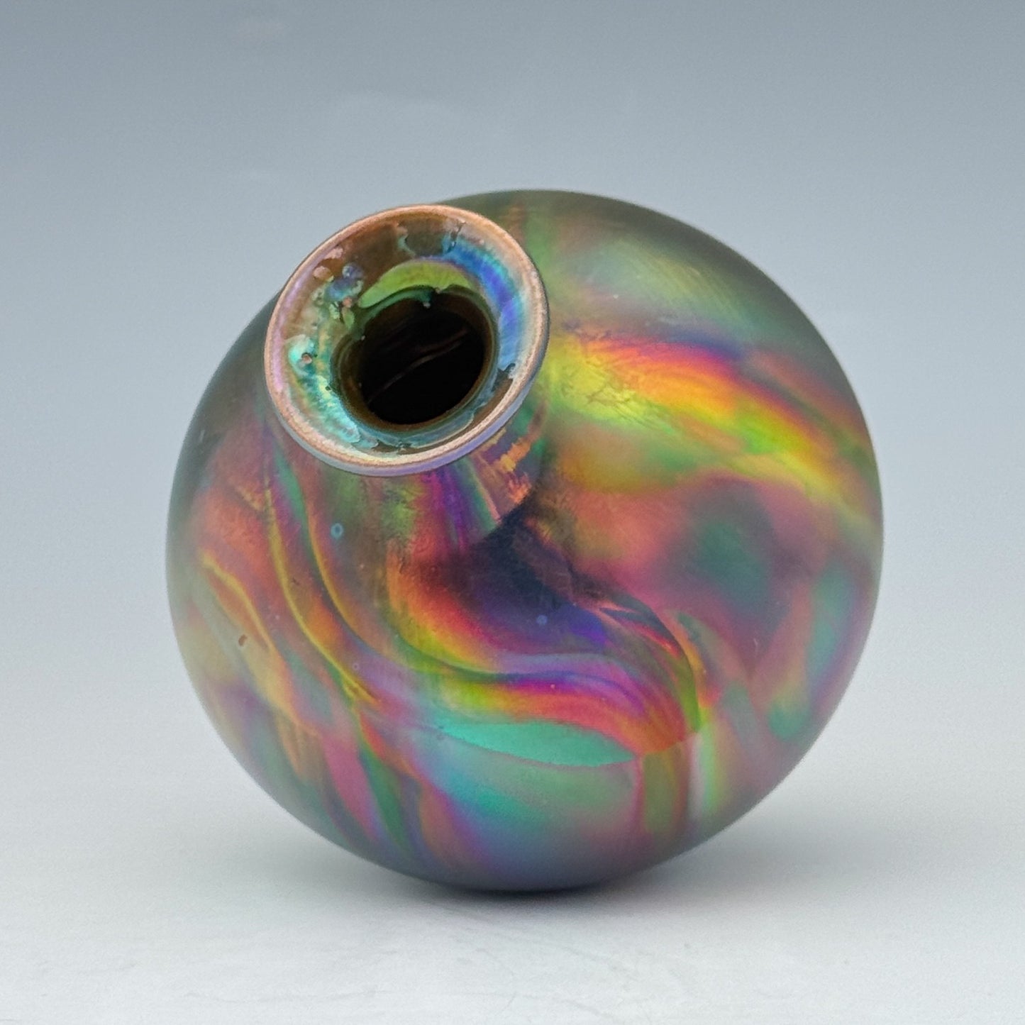 Small Rainbow Bud Vase